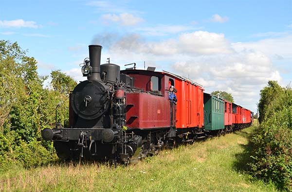 Le train des Mouettes proche du camping Parc de Bellevue