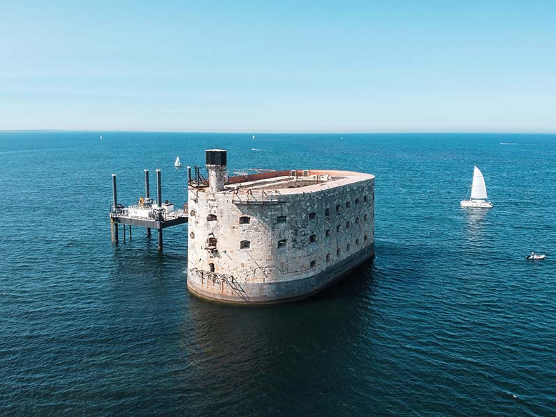 Le célèbre Fort Boyard proche du camping Parc de Bellevue